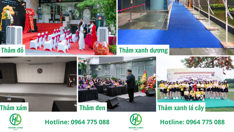 giá thuê thảm đỏ